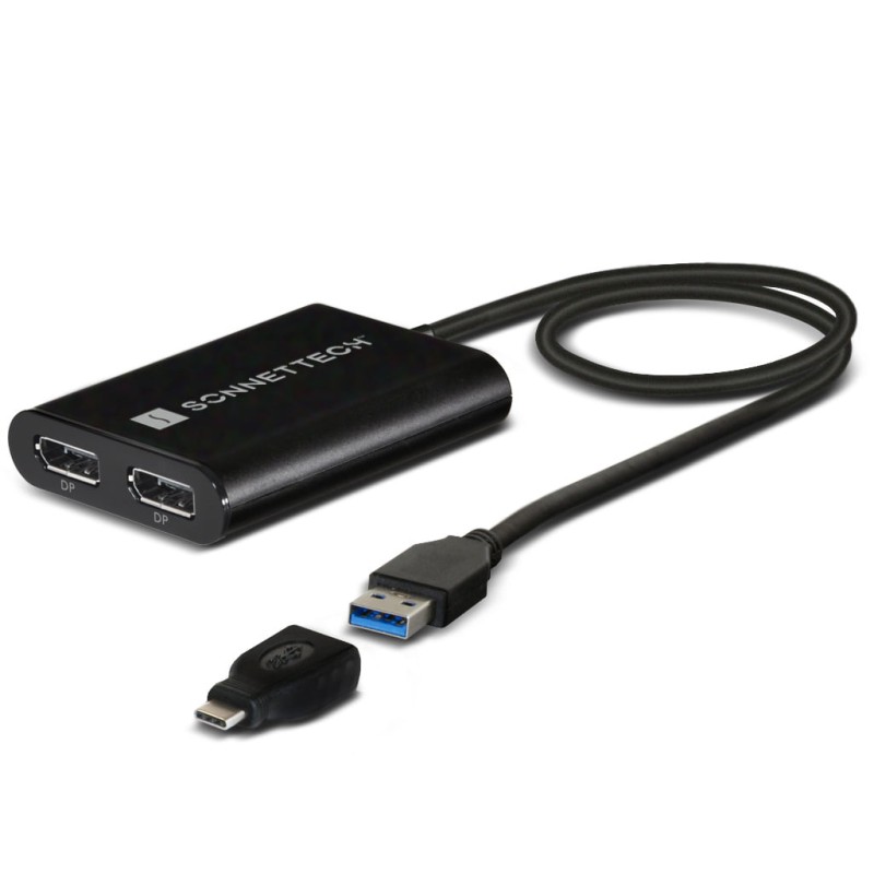 Sonnet DisplayLink Dual DisplayPort Adapter dla Apple Mac M1 i M2