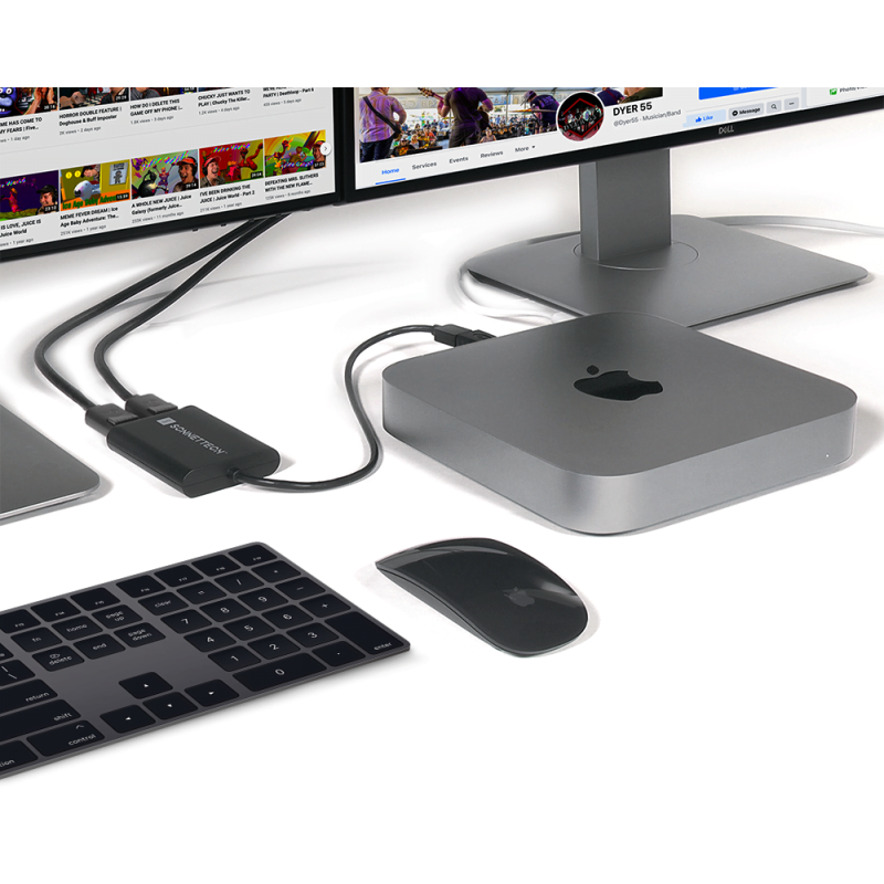 Sonnet DisplayLink Dual HDMI Adapter dla Apple Mac M1 i M2