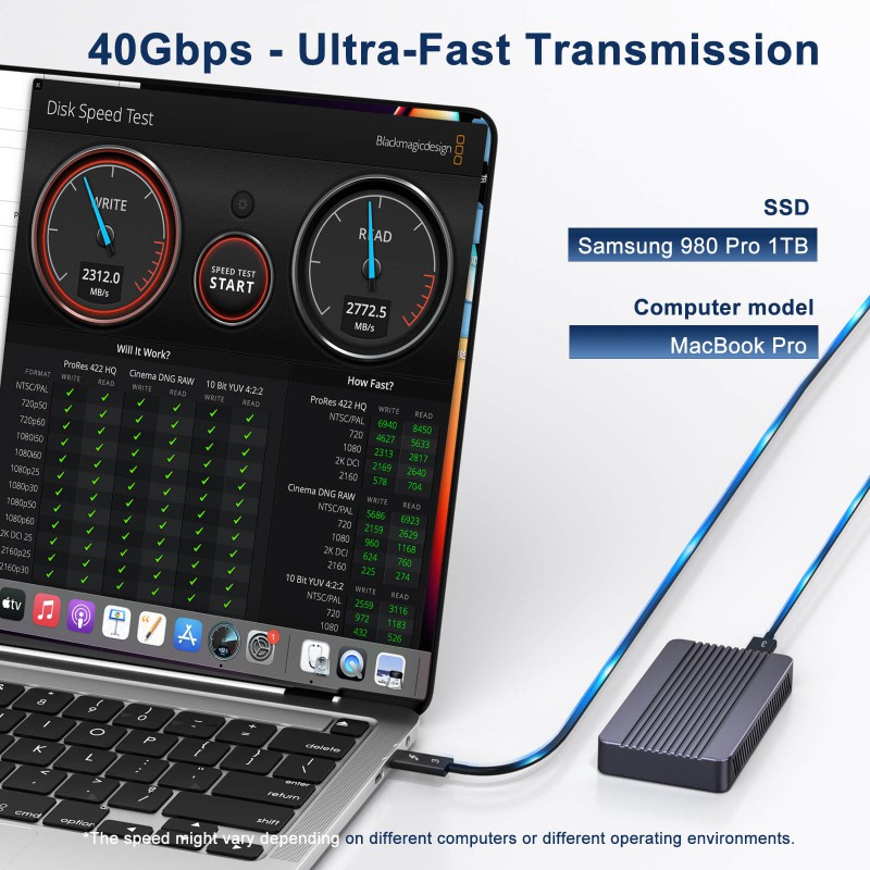 Abart Pro kieszeń na dysk M.2 PCIe NVMe do 40Gb/s