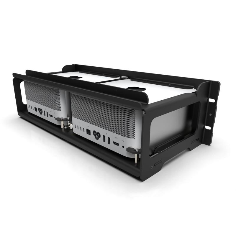 Mac Studio Rack 19″ półka 3U na 2x Apple Mac Studio