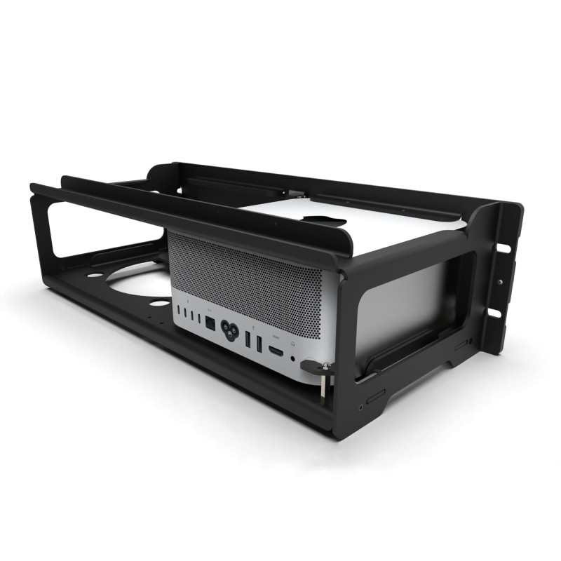 Mac Studio Rack 19″ półka 3U na 2x Apple Mac Studio