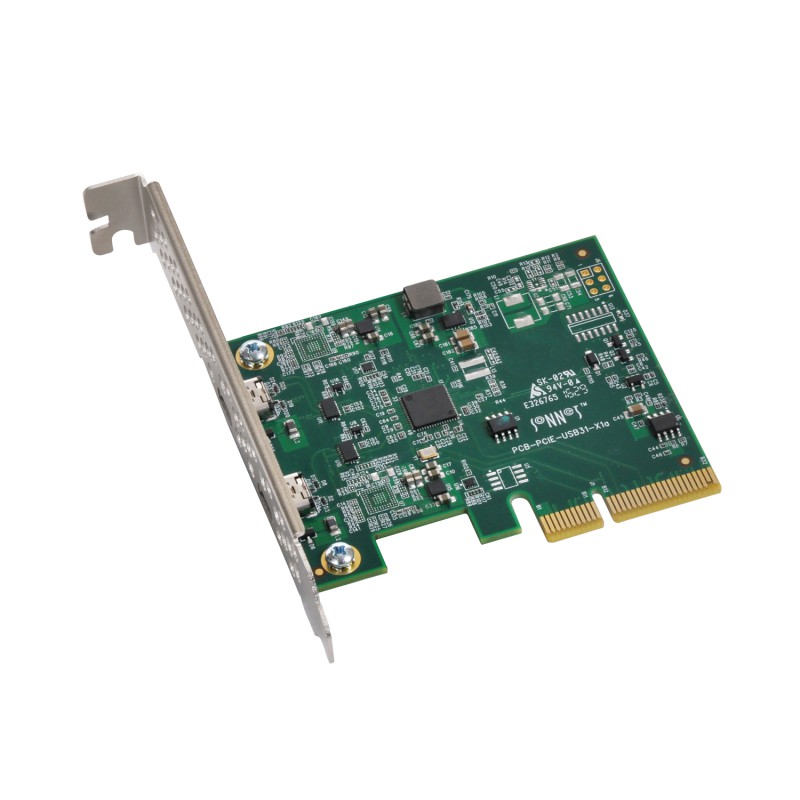 Allegro USB-C 2-Port PCIe Card