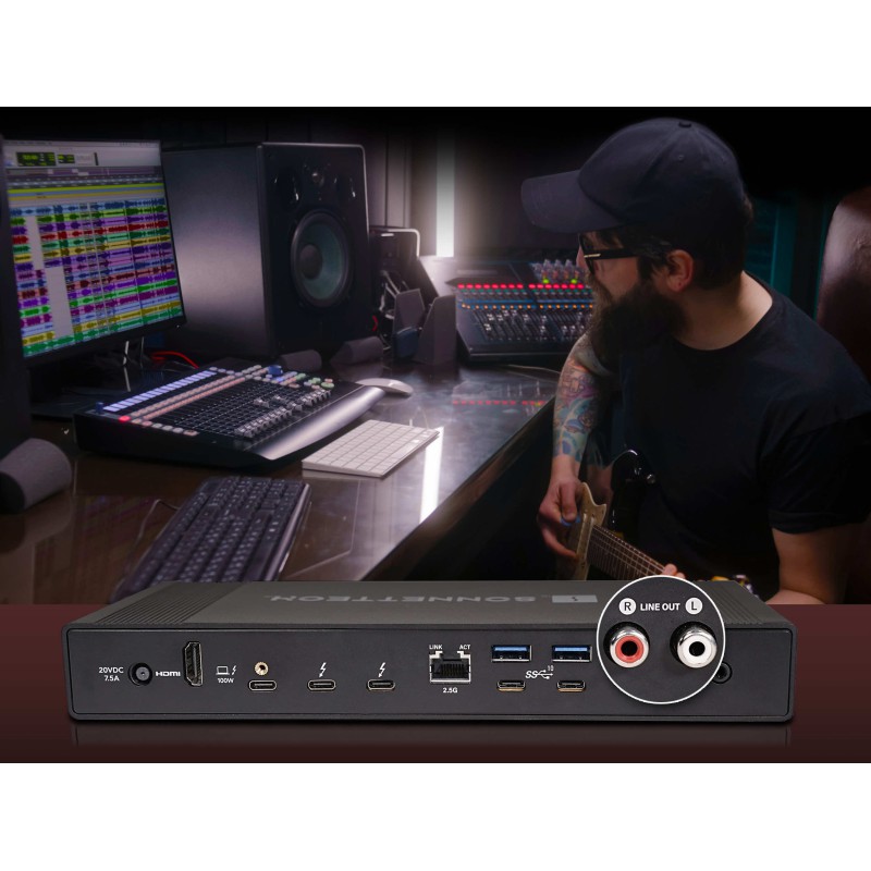 Sonnet Echo 20 Thunderbolt 4 SuperDock 4TB M.2 SSD NVMe 20 portów 100W