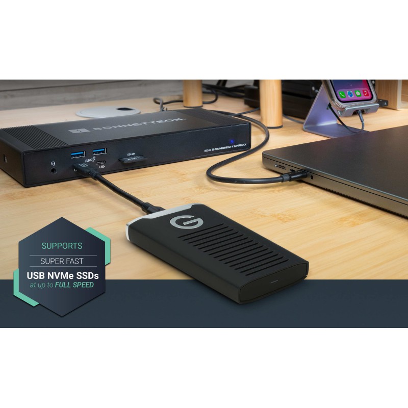 Sonnet Echo 20 Thunderbolt 4 SuperDock 4TB M.2 SSD NVMe 20 portów 100W