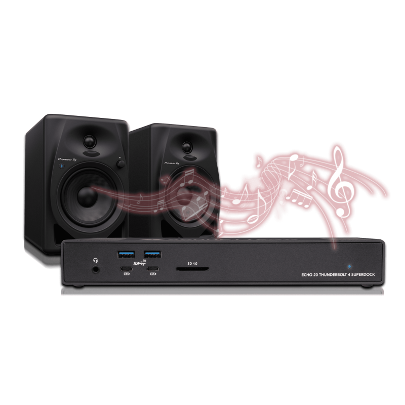 Sonnet Echo 20 Thunderbolt 4 SuperDock 2TB M.2 SSD NVMe 20 portów 100W