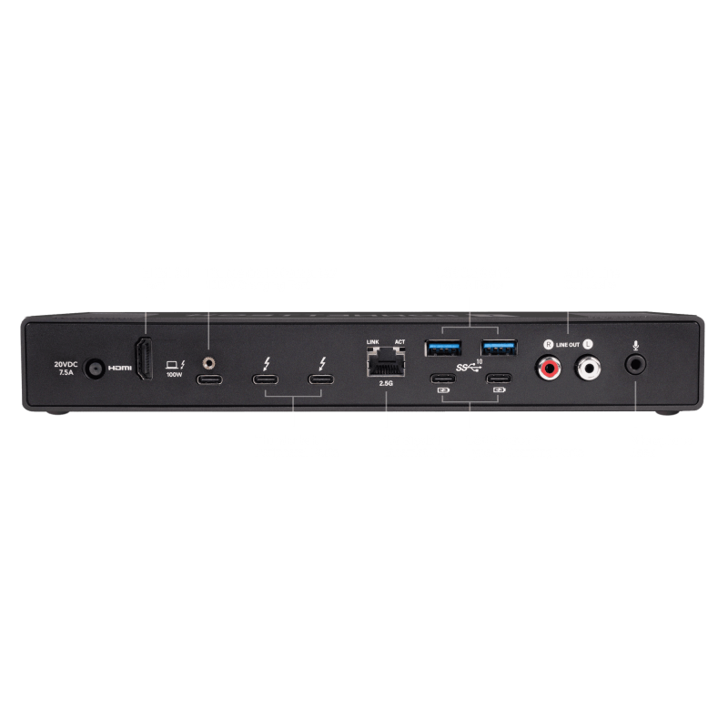 Sonnet Echo 20 Thunderbolt 4 SuperDock 2TB M.2 SSD NVMe 20 portów 100W