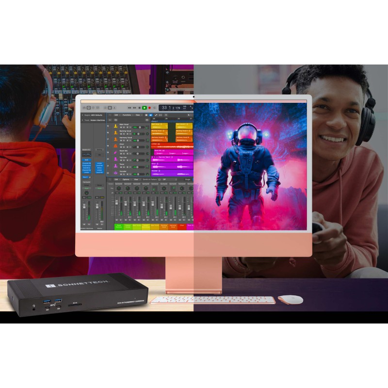 Sonnet Echo 20 Thunderbolt 4 SuperDock 2TB M.2 SSD NVMe 20 portów 100W