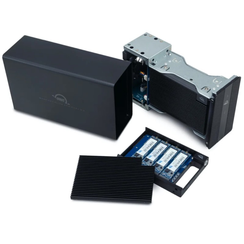 OWC Mercury Pro U.2 | U.3 Dual 2.0TB Thunderbolt NVMe SSD External Storage Solution
