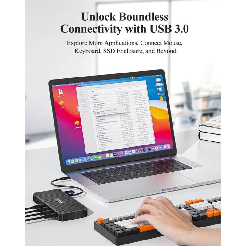 Acasis Thunderbolt 3 Quad HDMI Channel Video Capture Card Compatible with MAC OS System