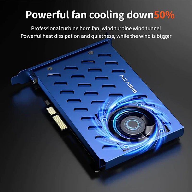 Acasis Pro Capture Quad HDMI Video Capture Card PCIe 1080P 60FPS 4-Channel Built-in Capture Device,AC-4HDMIPlus