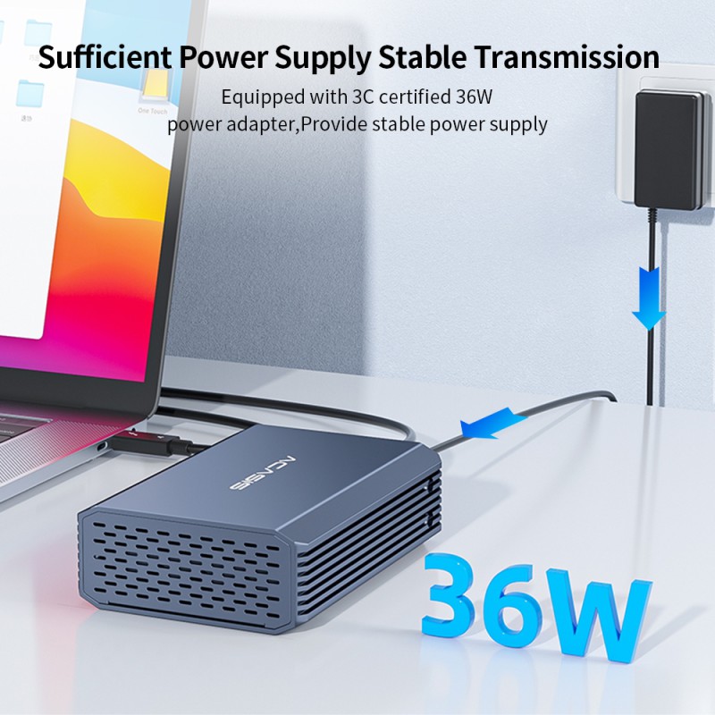 ACASIS U.2 | U.3 2,5" Enterprise NVMe SSD Thunderbolt 4 | USB-C 40 Gb/s enclosure