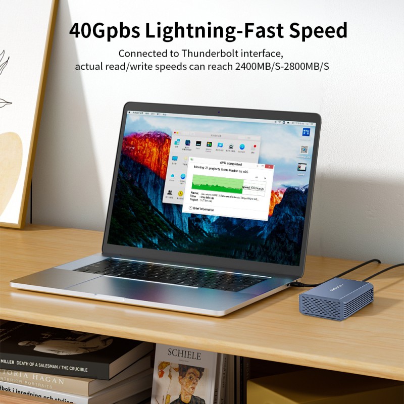 ACASIS U.2 | U.3 2,5" Enterprise NVMe SSD Thunderbolt 4 | USB-C 40 Gb/s enclosure