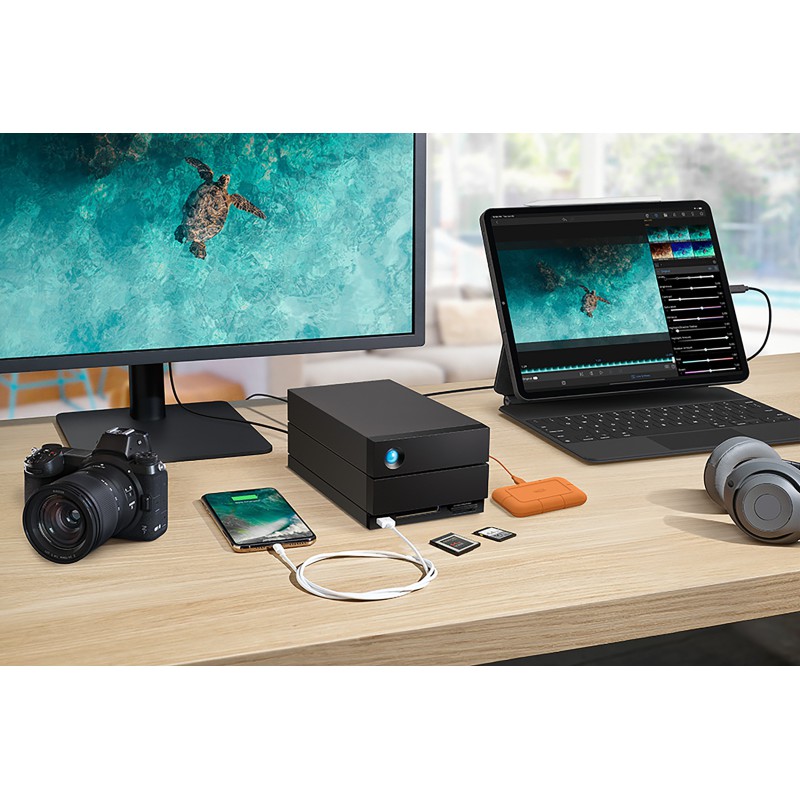 LaCie 2big Dock v2 Thunderbolt 16TB RAID Rescue Data Recovery