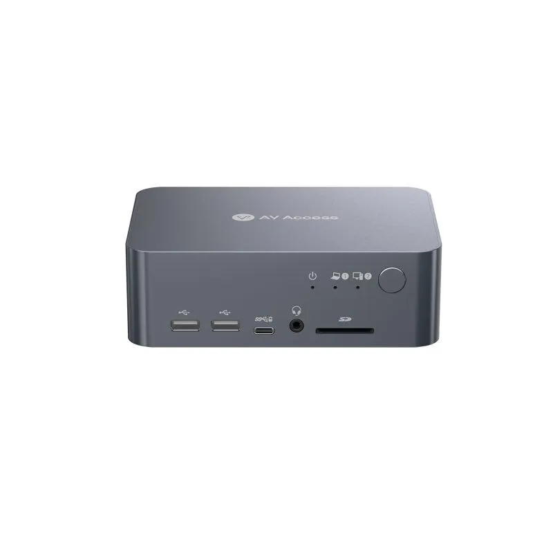 iDock C10 KVM Switch 2x host USB-C w USB 3.0, 4K Dual Monitor  60W PD Refresh Rate up to 165hz