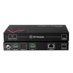 Zero-Configuration 4K AV over IP Decoder w/ Video Wall & Visual Control