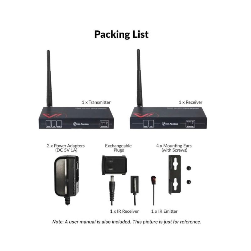 Innovative Wireless 1080P HDMI Extender, up to 200m/656ft Transmission Range