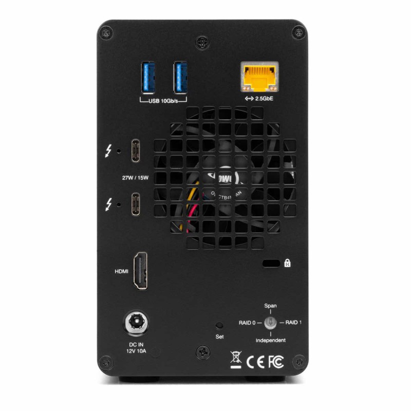 OWC Gemini 16 TB Thunderbolt USB-C Dock Dual-Drive RAID, 2,5 GbE, HDMI 2x USB-A 10 Gb/s SD