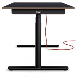 Eliot Original black biurko z blatem Fenix Nero