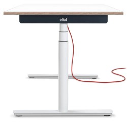 Eliot Orginal White biurko z blatem Fenix Bianco