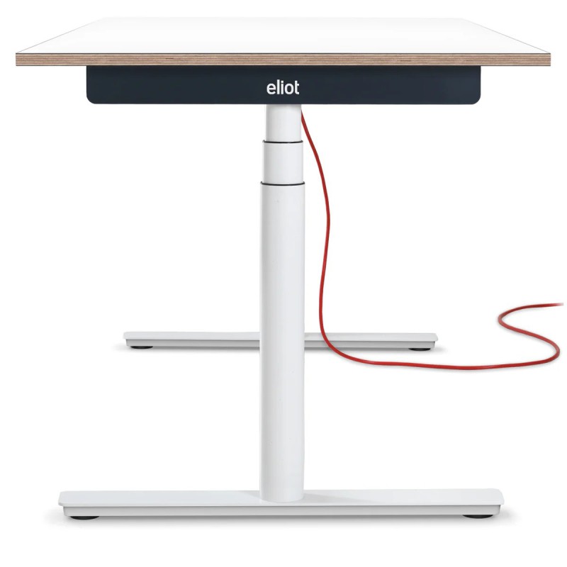Eliot Orginal White biurko z blatem Fenix Bianco