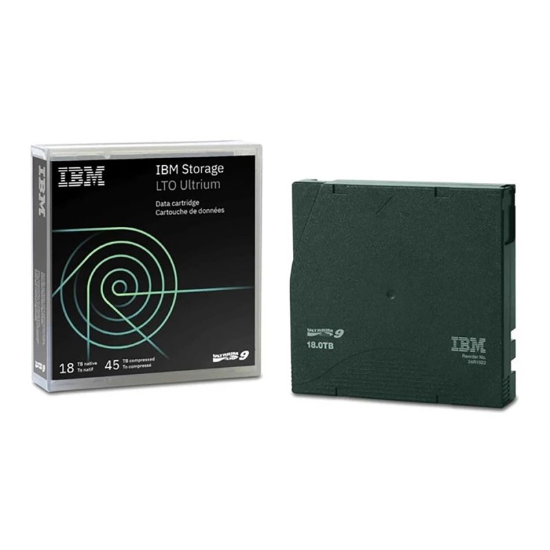 IBM LTO-9 Ultrium 18/45 TB Tape Cardrige (02XW568)