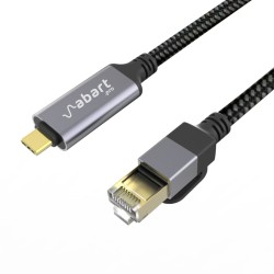 Kabel USB-C RJ45 karta sieciowa LAN USB 1000Mb/s macOS Win iPad Android Chrome OS Linux 3m