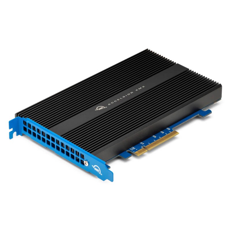 OWC Accelsior 4M2 kontroler PCIe 3.0 SSD 4x NVMe macOS Win Linux