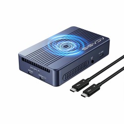 Abart Pro Sonic Dual kieszeń obudowa dysku HUB 2x NVMe M.2 SSD PCIe USB4 Thunderbolt 40 Gb/s HDMI USB-C 40 Gb/s USB-A 10 Gb/s