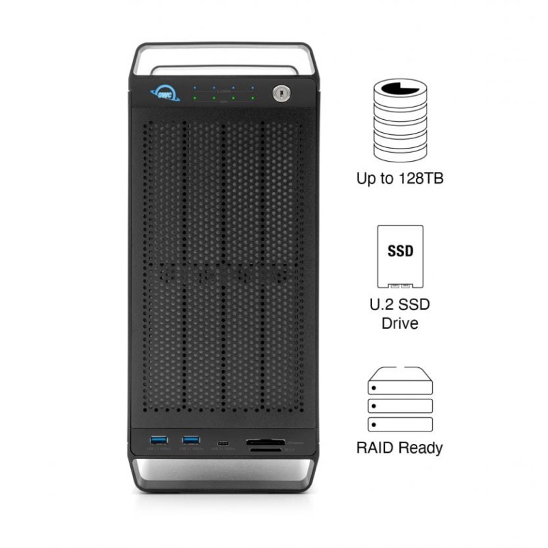 OWC ThunderBay Flex 8 Thunderbolt 3 PCIe SoftRaid XT 112TB