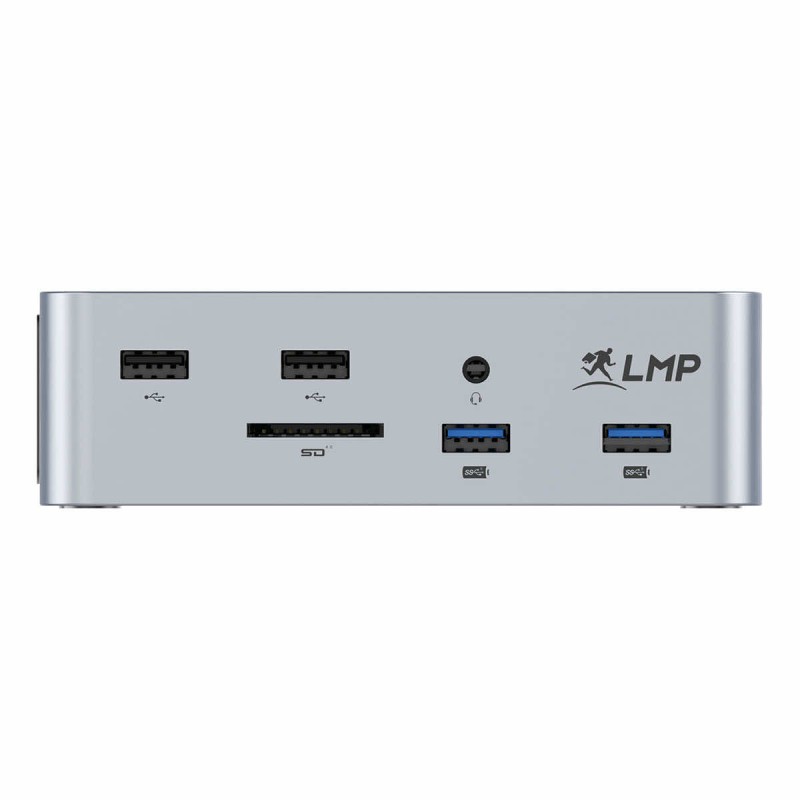 LMP SuperDock 2 15 ports docking station USB4 | Thunderbolt 40 Gb/s 2x HDMI DP USB-A 10Gb/s RJ45 2,5 GbE Jack audio SDReader