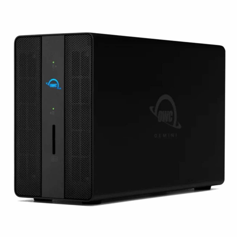 OWC Gemini 8 TB Thunderbolt USB-C Dock Dual-Drive RAID, 2,5 GbE, HDMI 2x USB-A 10 Gb/s SD