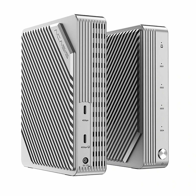 Acasis Thunderbolt 40Gb/s USB4 4x NVMe SSD M.2 Software RAID Enclosure
