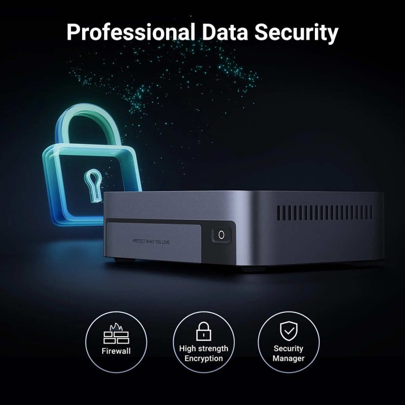 UGREEN NASync DXP480T Plus 16TB NAS 4x M.2 SSD NVMe PCIe 10GbE 2x Thunderbolt HDMI USB-A