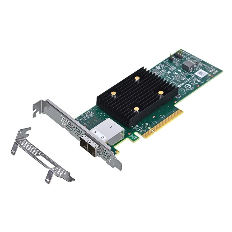 Broadcom 9500-8e HBA NVMe SAS SATA 12Gb/s LSI SAS 3808 PCIe 4.0 8x external HDD | SSD | NVMe | LTO