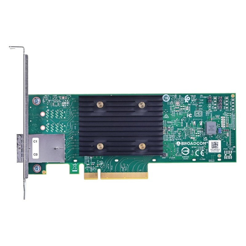 Kontroler Broadcom 9500-8e NVMe | SAS | SATA 12Gb/s HBA 9400-8E LSI SAS 3808 PCIe 4.0 8x external HDD | SSD | NVMe | LTO