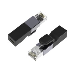 External network card RJ45 plug to USB-C socket 1000 Mbps universal