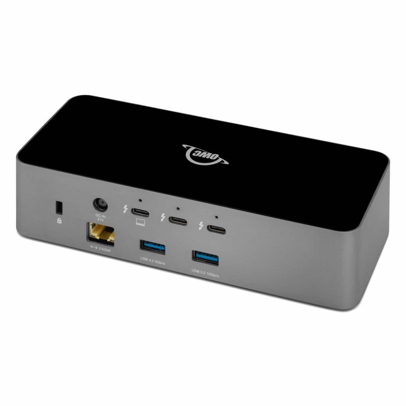 OWC Thunderbolt 5 Dock 11 ports 140W PD 2.5GbE RJ45 SDXC microSDXC reader