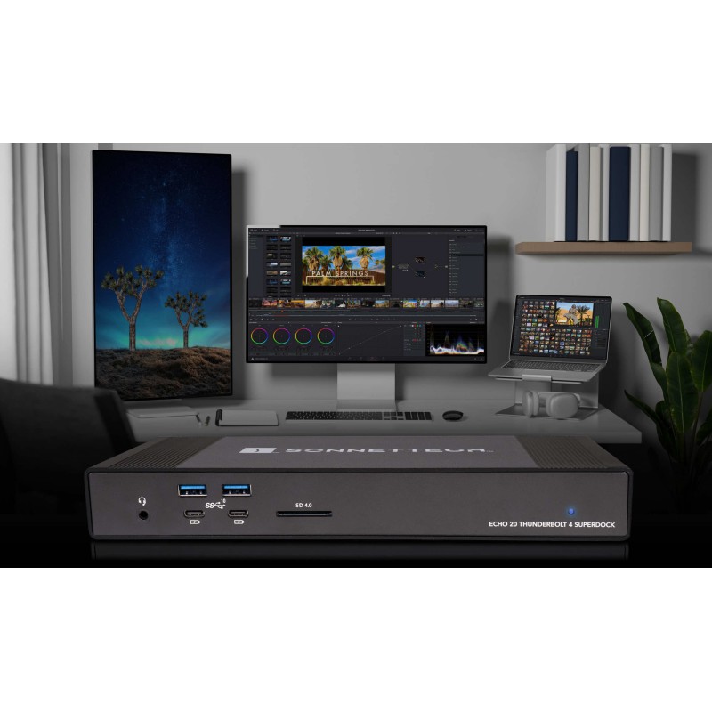 Sonnet Echo 20 Thunderbolt 4 SuperDock 1x M.2 NVMe 20 portów