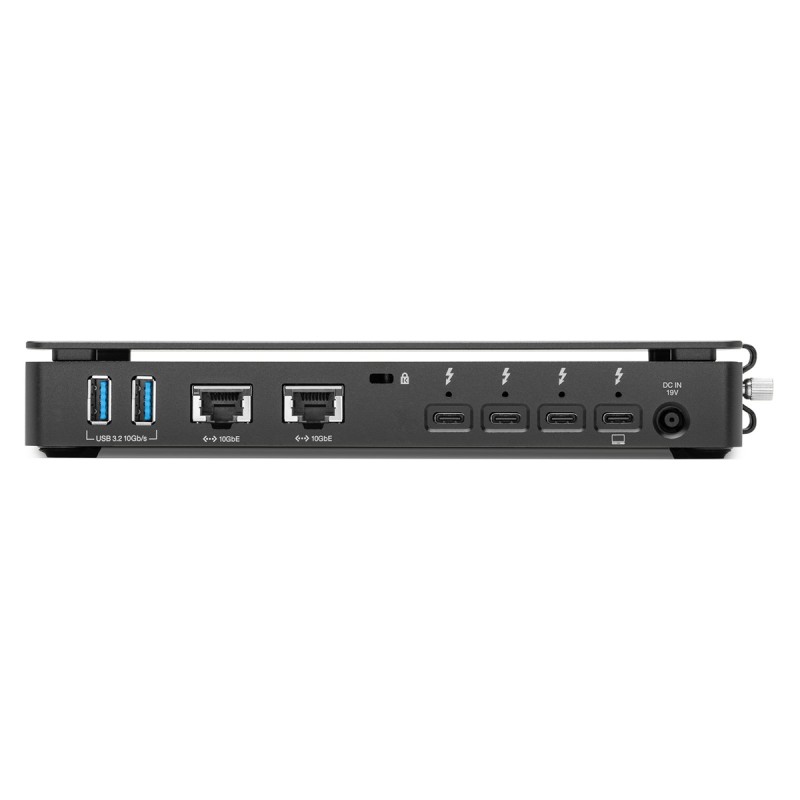 OWC Thunderbolt 5 Dual 10GbE Network Dock 2x10GbE, 1x2.5GbE, 4x Thunderbolt 5, 3x USB-A, 1x USB-C, AVB Ready