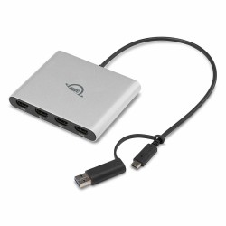 OWC USB-C Quad HDMI 4K Display Adapter with DisplayLink