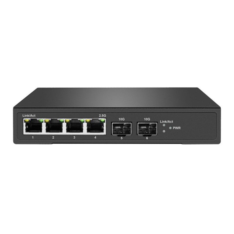 Switch Abart Pro 4x 2,5GbE PoE + 2x 10GbE SFP+ Managed L2 Web Smart