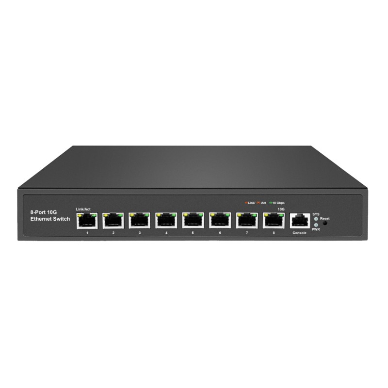 Switch Abart Pro 8x 10GbE RJ45 L3 Zarządzalny ABP-SW10GM08