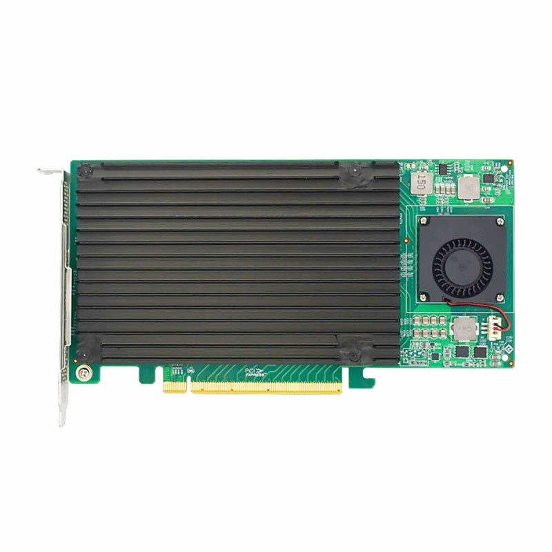 Kontroler 4x SSD NVMe M.2 do PCIe 3.0 x16 PEX8747 bez bifurkacji Windows macOS Linux RedHat