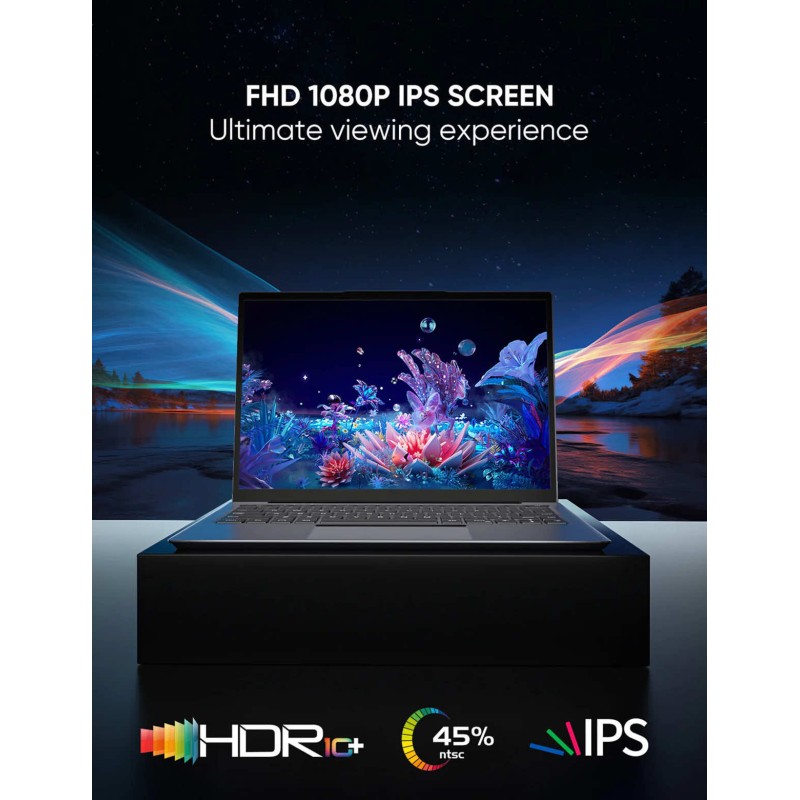 14,1-calowy przenośny monitor IPS Dopesplay 1200p HDR z klawiaturą i wbudowanym akumulatorem 5000 mAh
