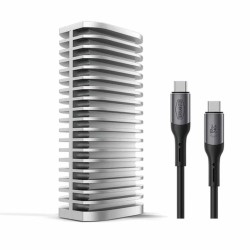 TerraMaster D1 SSD PRO kieszeń Thunderbolt 5 na 1x dysk M.2 SSD NVMe do 80 Gb/s kompatybilna z USB-C