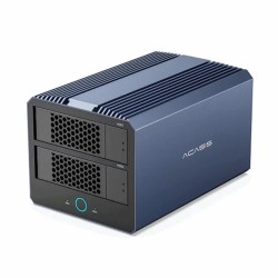 Acasis 2x HDD/SSD SATA hardware RAID enclosure + 2x SSD NVMe 40Gb/s up to 6000MB/s Thunderbolt | USB4 + DisplayPort