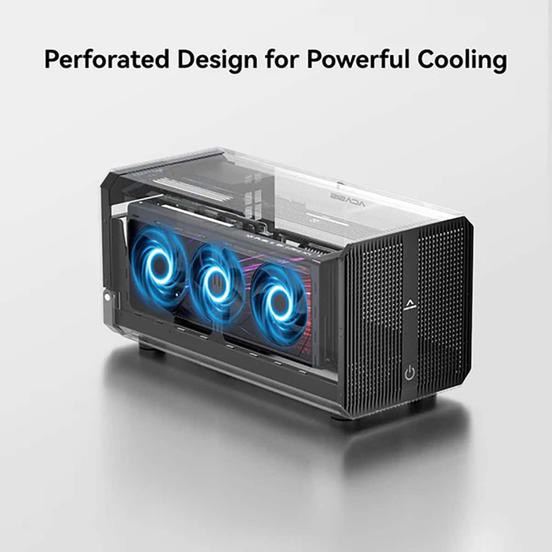 Acasis eGPU Dock 40Gb/s External Box for 1x PCIe 3.0 x16 to Thunderbolt | USB4 with USB-A 10Gb/s | z zasilaczem SFX 650W