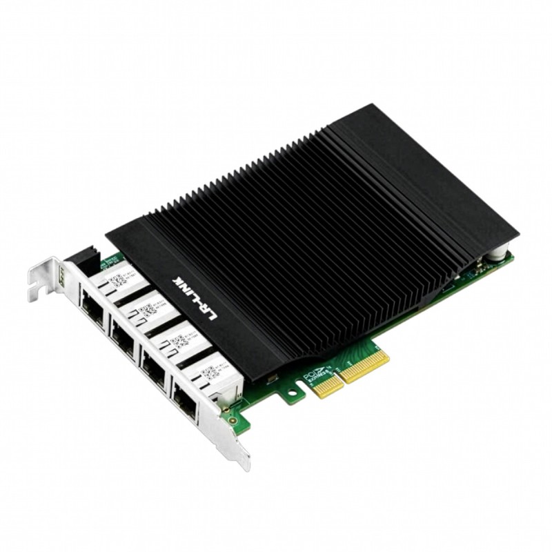 PCIe x4 Quad Port PoE Gigabit Vision Frame Grabber Card