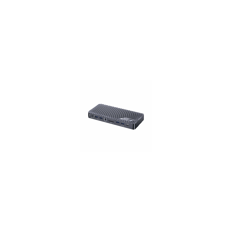 iDock B10 USB-C KVM Switch Docking Station 1 Laptop & 1 Desktop, 8K@60Hz Dual Monitors, 100W PD, USB 3.2, 1GbE