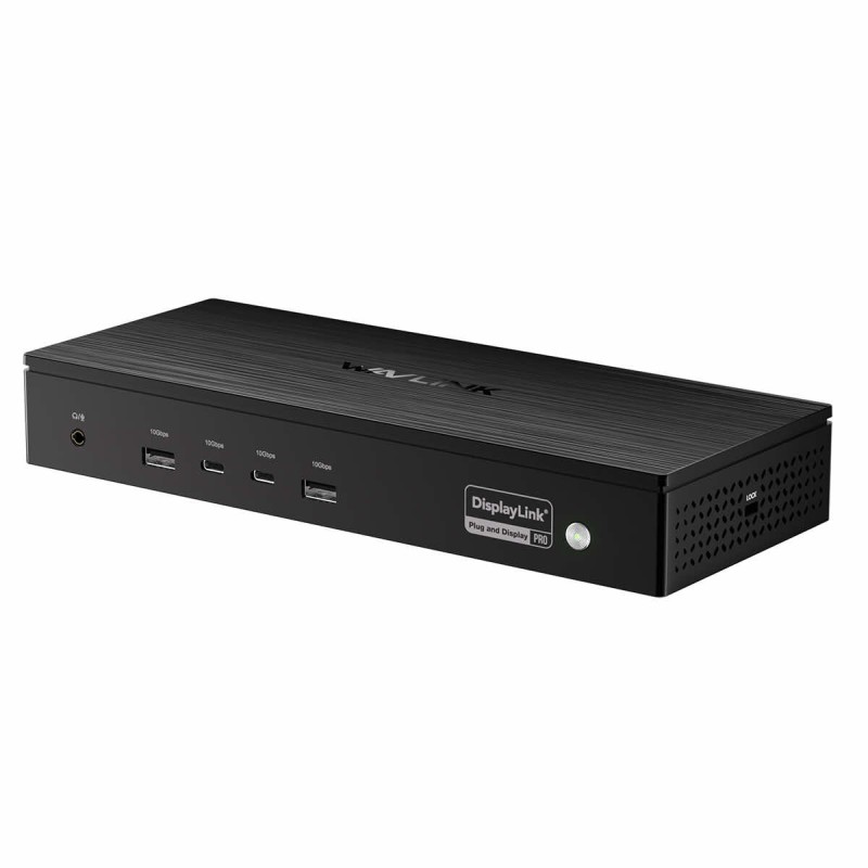 WavLink 13-in-1 Universal DisplayLink Dock 2x8K DP | 5x 4K Display | 2,5GbE LAN | 5x USB 10 Gbs | 100W PD